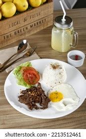 Tapsilog Filipino Breakfast Beef Tapa Fried Stock Photo 2213512461 | Shutterstock