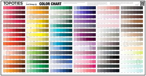 TOPO TIES COLOR CHART – Kind Design