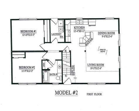 2 Bedroom 2 Bath Modular Home Floor Plans - floorplans.click