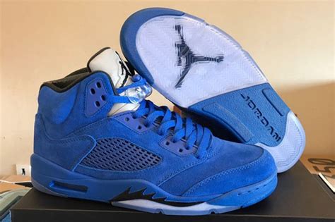 2017 ‘Blue Suede’ Air Jordan 5 Game Royal/Black – Hoop Jordan