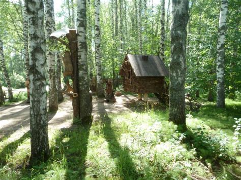 Wooden Sculpture Garden - Kostroma