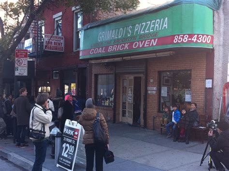 Grimaldi's Pizza (now out of business) under Brooklyn Bridge-Sven Vik | Grimaldis pizza, Brick ...