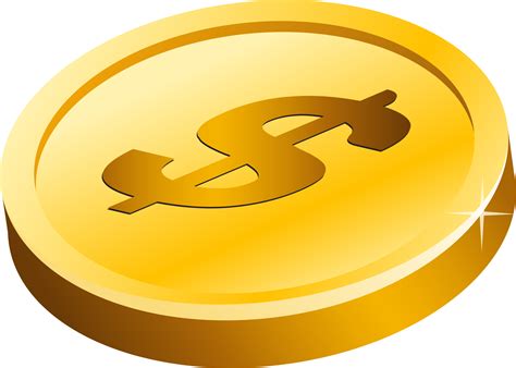 Gold Coin Vector Png