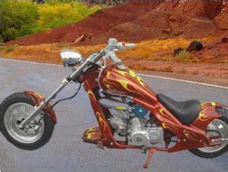 auto mobiles: mini chopper bike