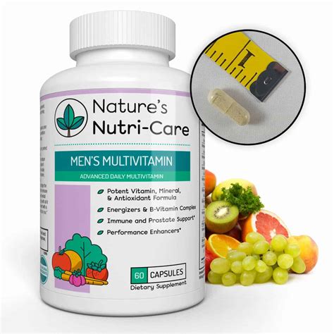 Multivitamin For Men, Essential Vitamins - Nature’s Nutri-Care