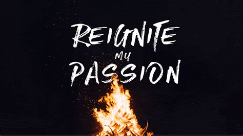 REIGNITE MY PASSION