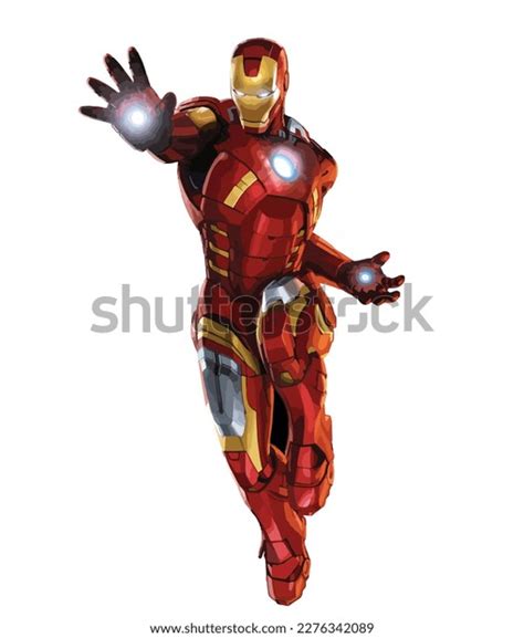 Ironman Art Design Vector Logo Icon Stock Vector (Royalty Free ...