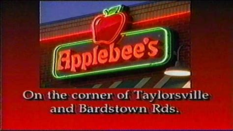 Applebee's Commercial (1995) | Bardstown, Commercial, Applebee's restaurant