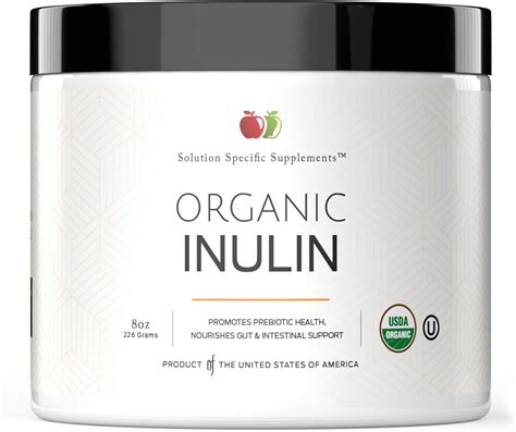 Buy Pure Organic Inulin Powder Fiber Supplement - Jerusalem Artichoke Prebiotic Bulk Inulin ...