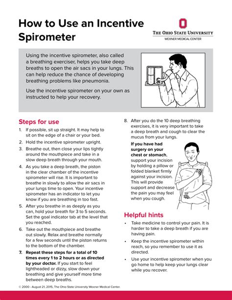 How to Use an Incentive Spirometer