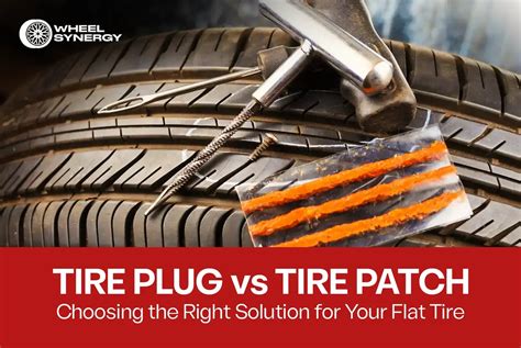 Tire plug vs Tire patch - Right solution for your flat tire