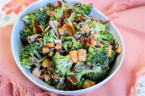 Best Broccoli Bacon Salad - Moore or Less Cooking