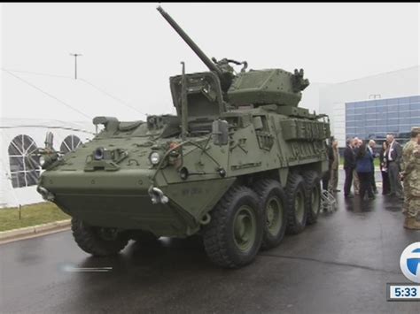 Prototype of Stryker Infantry Carrier Vehicle unveiled in Sterling ...