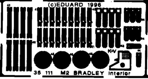 M-2 Bradley interior 1/35 - Eduard Store