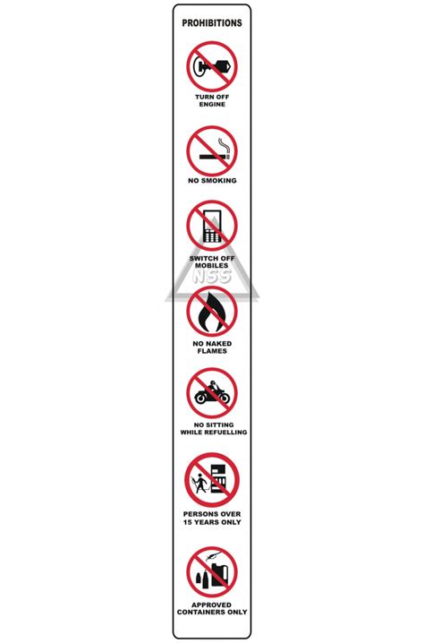 Service Station Signs - Petrol signs - National Safety Signs