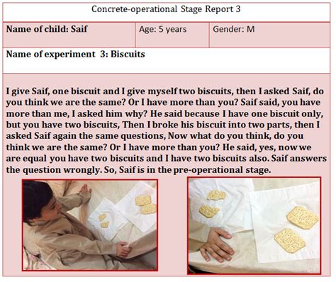 Piaget's Experiments - Meiad ahli