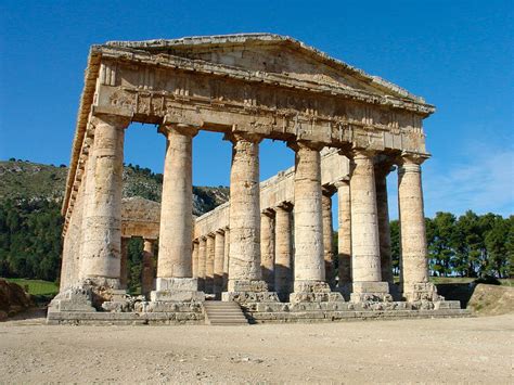 Temple of Segesta: Greek-Style Architectural Character — Sculpture ...