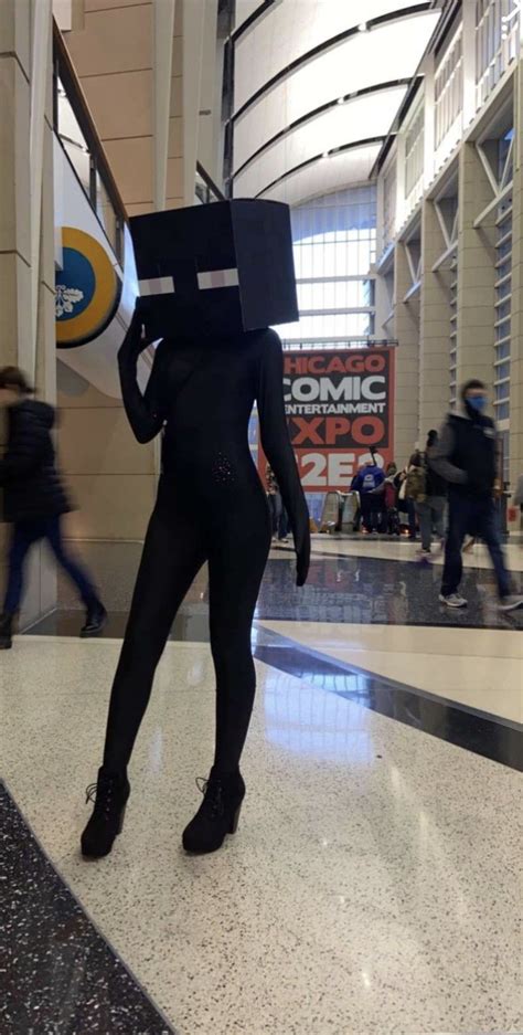 Minecraft enderman costume – Artofit