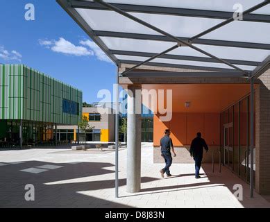 Prendergast Vale College, London, United Kingdom. Architect: HKR ...