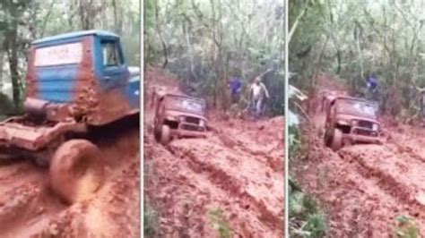 Chain Breaks Pulling Jeep Full Video: Accident Details - Nowviralvideo.com