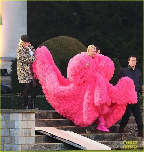 Sam Smith Dons Stunning Pink Dress While Filming New Music Video Alongside Cast Dressed In ...