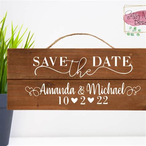 Save the Date Signs - Etsy