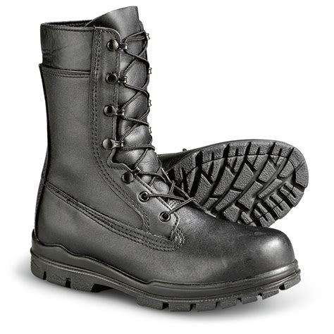 Women's Bates® U.S. Navy Steel Toe Duty Boots, Black - 163960, Combat & Tactical Boots at ...