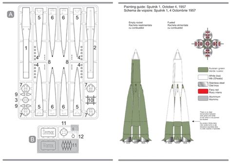 Sputnik Rocket Parc Models 14401