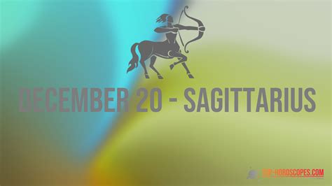 December 20 Zodiac Sign Sagittarius - Sacrificing