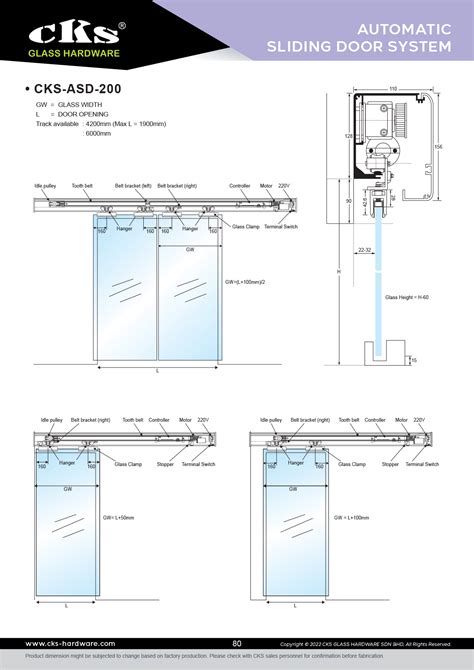 CKS Glass Hardware | AUTOMATIC SLIDING DOOR SYSTEM