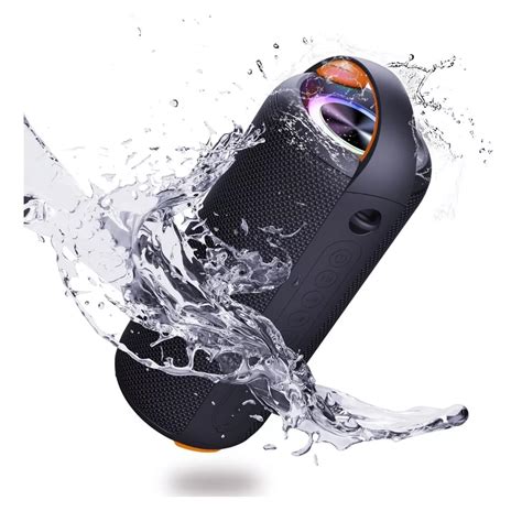 Bocina Bluetooth Portátil Bocina Impermeable Con Rgb Luces