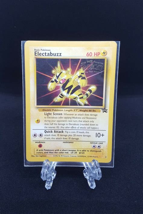 Mavin | Basic Pokemon Electabuzz Kids WB Presents Pokemon The First Movie Promo Card