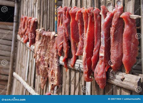 Drying Meat Cambodian Style Stock Images - Image: 20077804