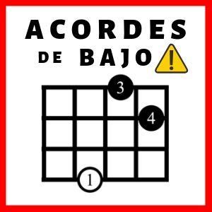 TODOS los Acordes de BAJO 【PDF GRATIS 4 cuerdas】