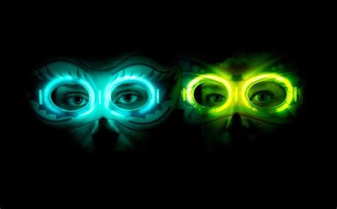 The Glow | Dollar store masks in the dark.. | By: Rayza.Ramon | Flickr - Photo Sharing!