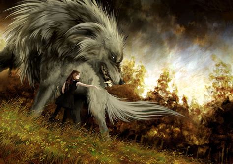 ArtStation - Hound, Anna Podedworna | Fantasy wolf, Mythical creatures ...