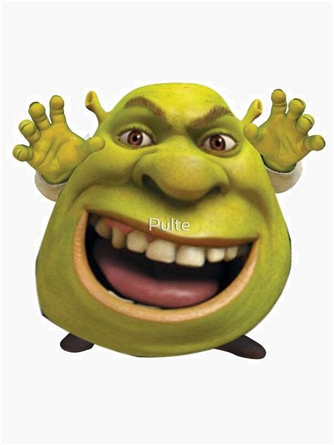 "Shrek meme" Sticker for Sale by Pulte | Redbubble