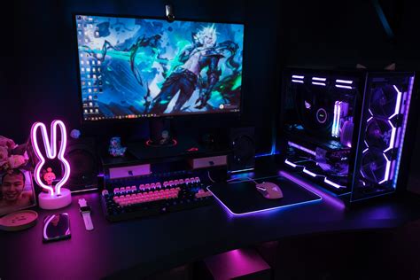 I need more rgb | Gaming room setup, Computer setup, Pc setup