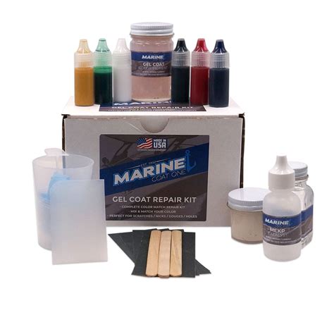 Premium High-Gloss Marine Finish Polyester Gel Coat Repair Kit - Surface Repair