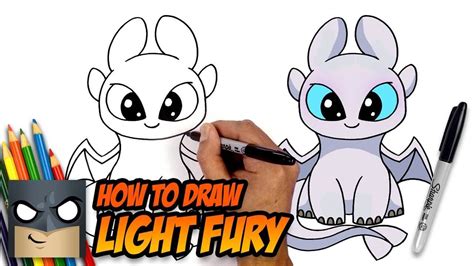 Light Fury Drawing How To Train Your Dragon - Kiru Wallpaper