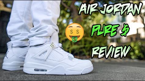 2017 AIR JORDAN 'PURE MONEY' 4 REVIEW + ON FEET!!! - YouTube