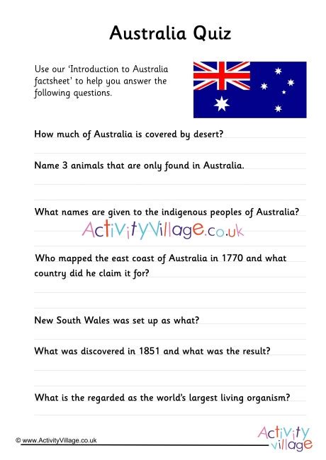 Australia Quiz