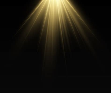 Premium Vector | A bright light shining on a transparent background ...
