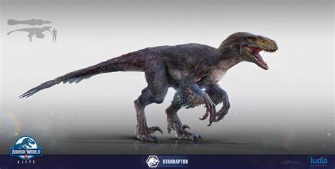 Chris on Twitter: "Love this Utahraptor concept art from 'Jurassic ...