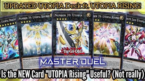 UPDATED Number 39: UTOPIA Deck ft. NEW XYZ: UTOPIA RISING [Yu-Gi-Oh! MASTER DUEL] - YouTube