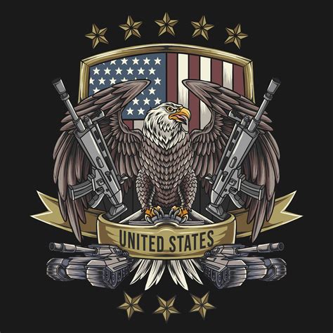 Eagle United States Veterans Day and Independence Day 7071914 Vector Art at Vecteezy