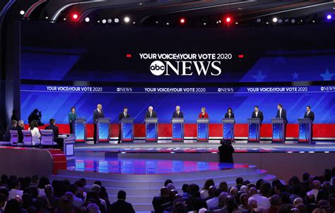 ABC News Democratic Debate Broadcast Set Design Gallery