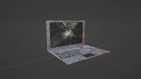 Old Laptop 3D Model - TurboSquid 2032935