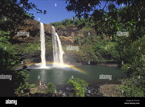 Wailua Falls Kauai Hawaii USA Stock Photo - Alamy