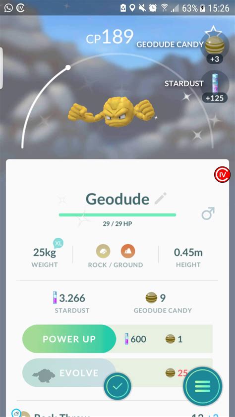 I got a Shiny Geodude!😁 - GO Hub Forum